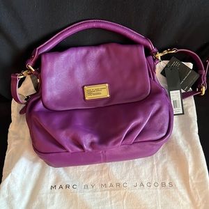 NWT Marc By Marc Jacobs Ukita Purple Pebble Bag Purse Bag
